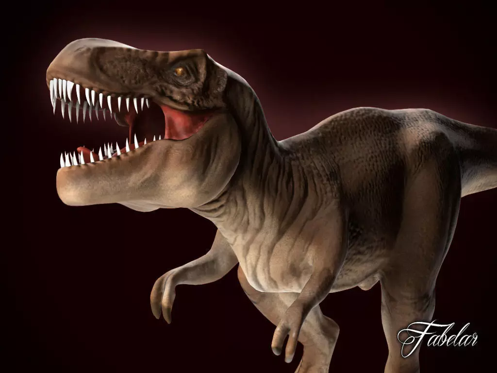 Tyrannosaurus Rex Low-poly 3D model_0