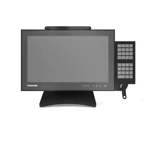 Supermarket Cash Register 3D model