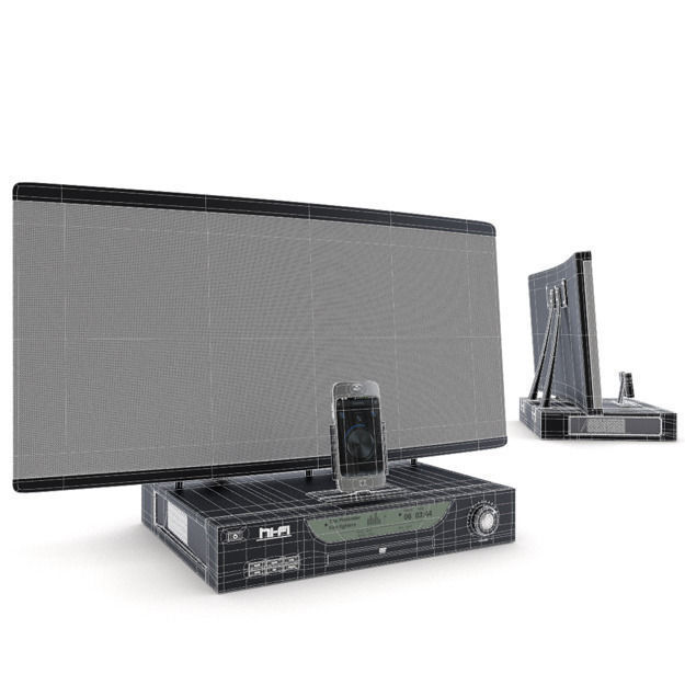 Interior Props Collection 1 Low-poly 3D model_32