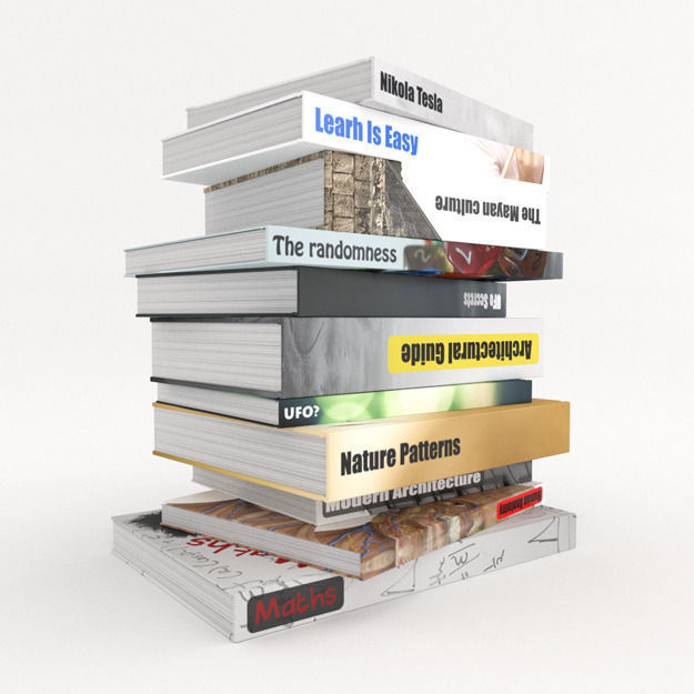 Interior Props Collection 1 Low-poly 3D model_6