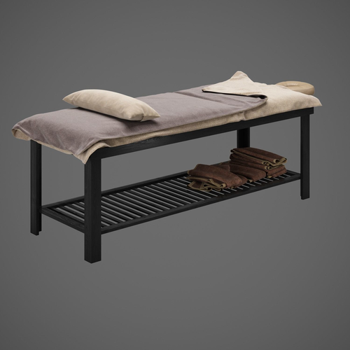 Spa Bed Massage Table 3D model