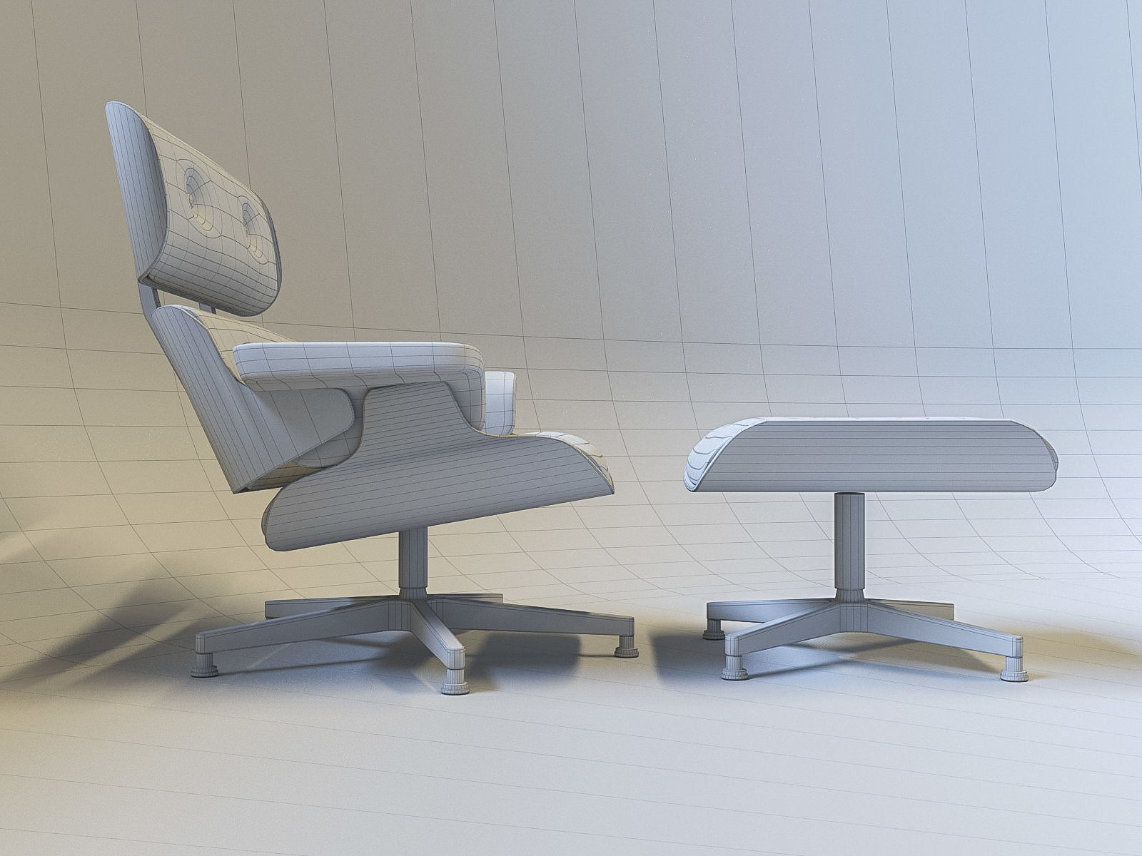 Furniture Collection - Catalog and Sample Model Free low-poly 3D model_12