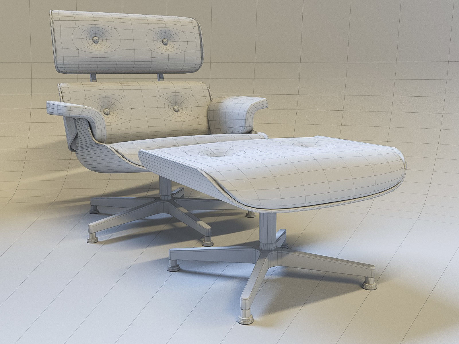 Furniture Collection - Catalog and Sample Model Free low-poly 3D model_10