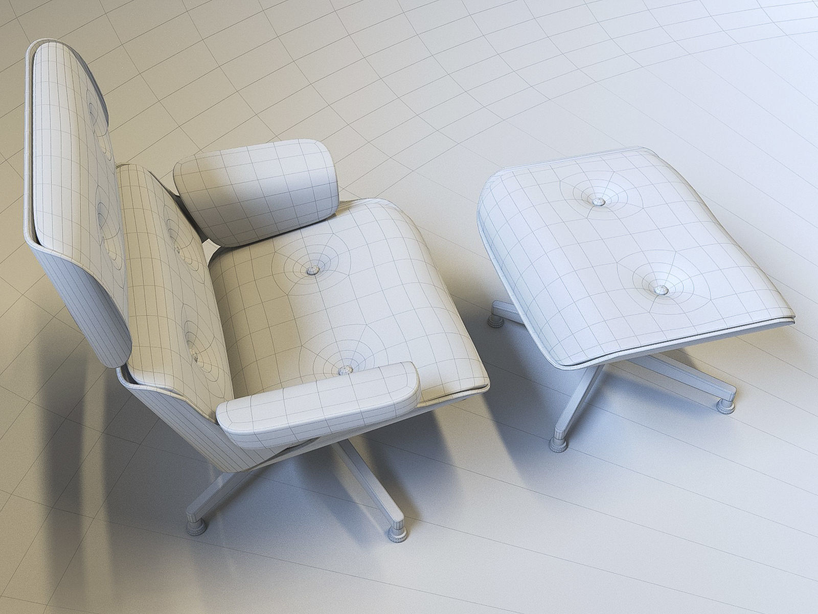 Furniture Collection - Catalog and Sample Model Free low-poly 3D model_11