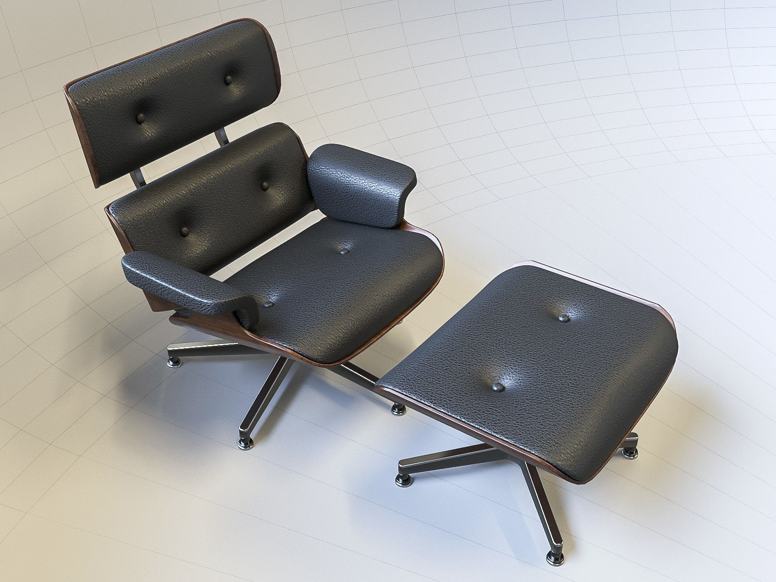 Furniture Collection - Catalog and Sample Model Free low-poly 3D model_3