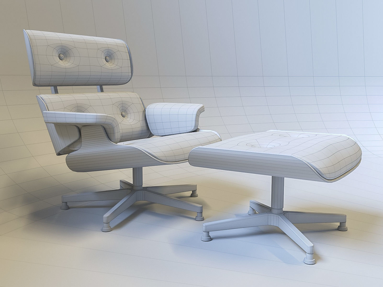 Furniture Collection - Catalog and Sample Model Free low-poly 3D model_8
