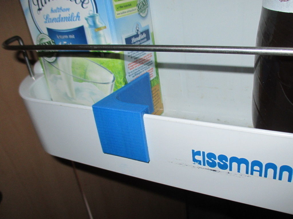 Fridge Door Divider free 3D model 3D printable CGTrader