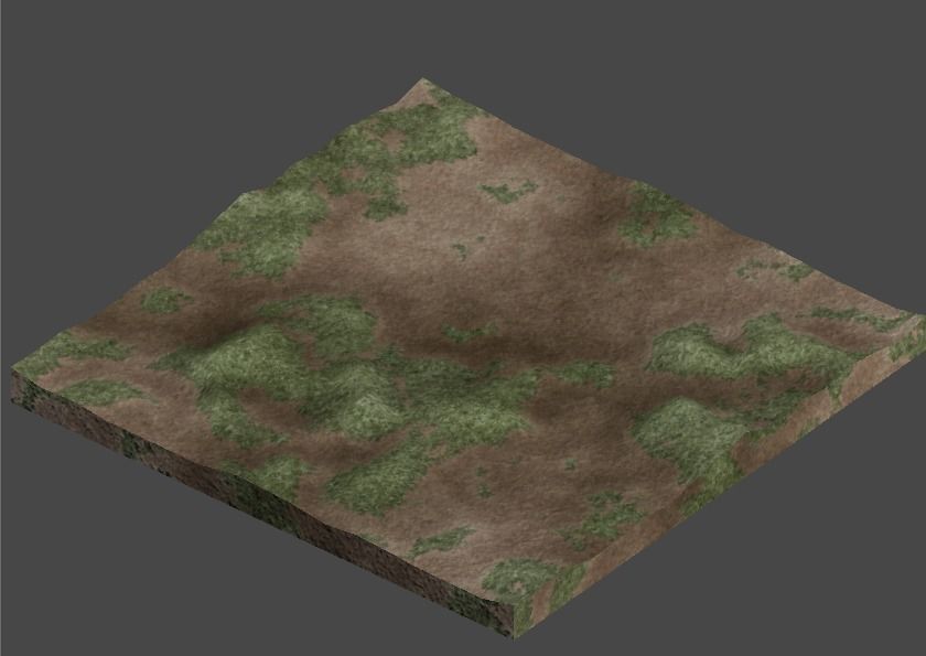 Figure Stand2 Low-poly 3D model_1