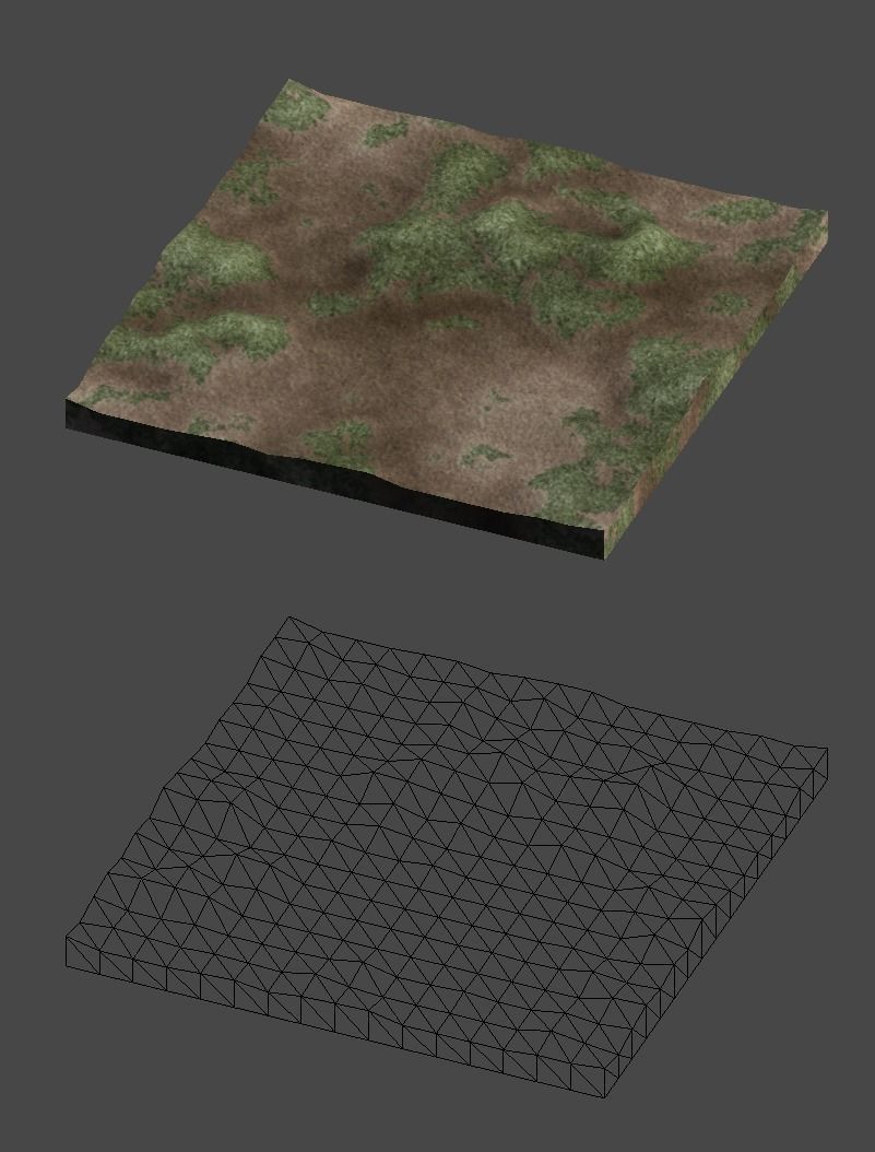 Figure Stand2 Low-poly 3D model_7