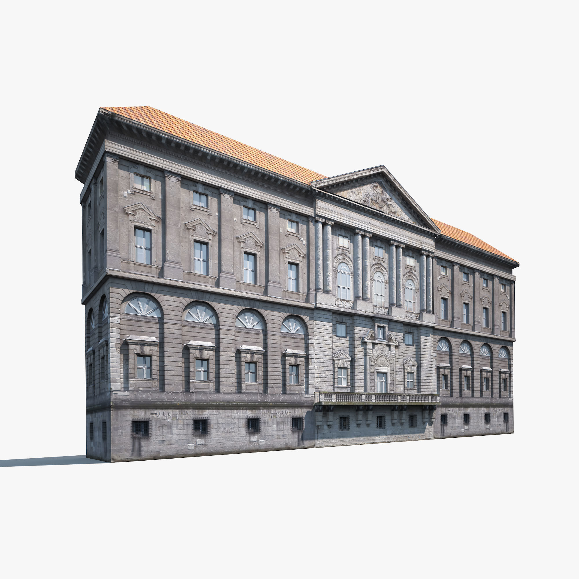 Building Facades BUNDLE2 Low-poly 3D model_3