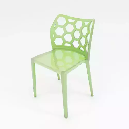 Hexagon methacrylate chair