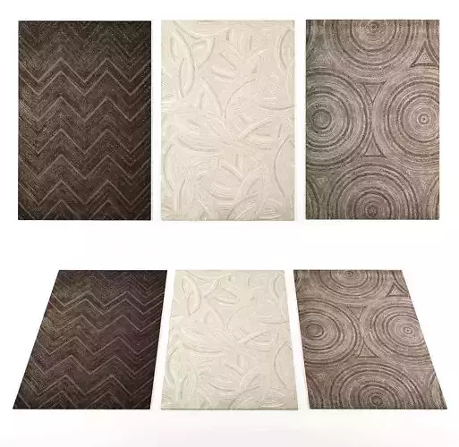 Joseph Abboud Rugs Low-poly 3D model
