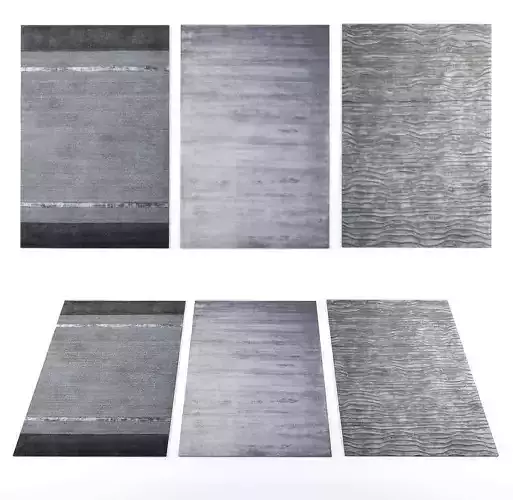 calvin klein Home Rugs Low-poly 3D model