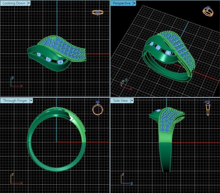 Ring R0647 3D print model_2