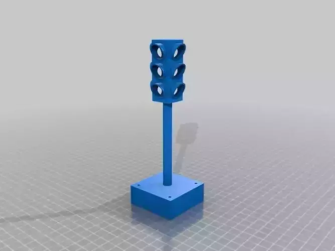 Parametric Traffic Light Model Free 3D print model