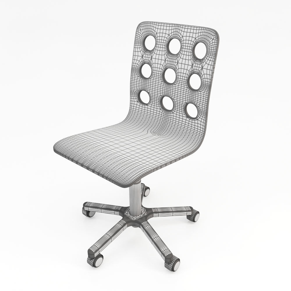 Jules childrens desk chair 3D model CGTrader
