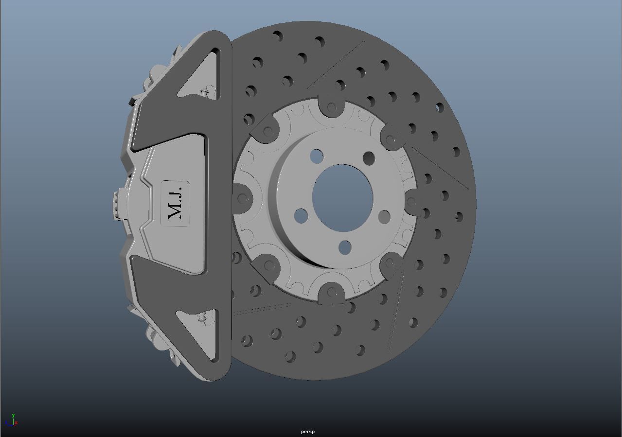 Disk Brake 3D model_8