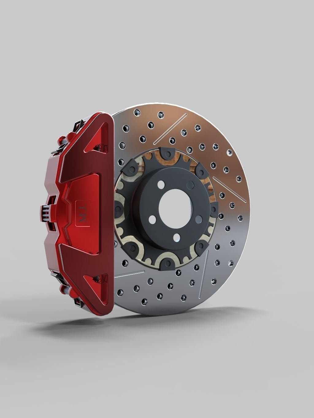 Disk Brake 3D model_5