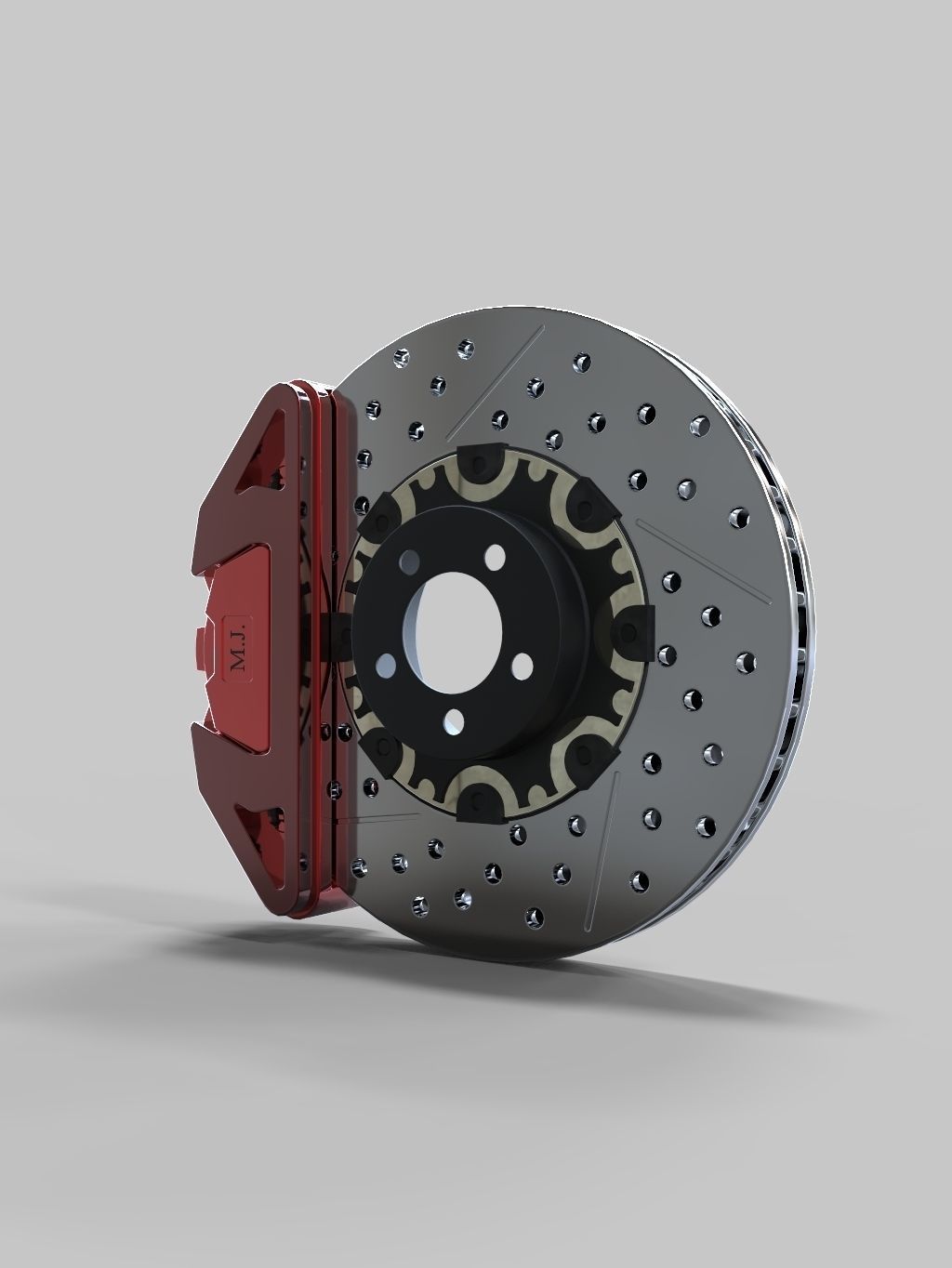 Disk Brake 3D model_3