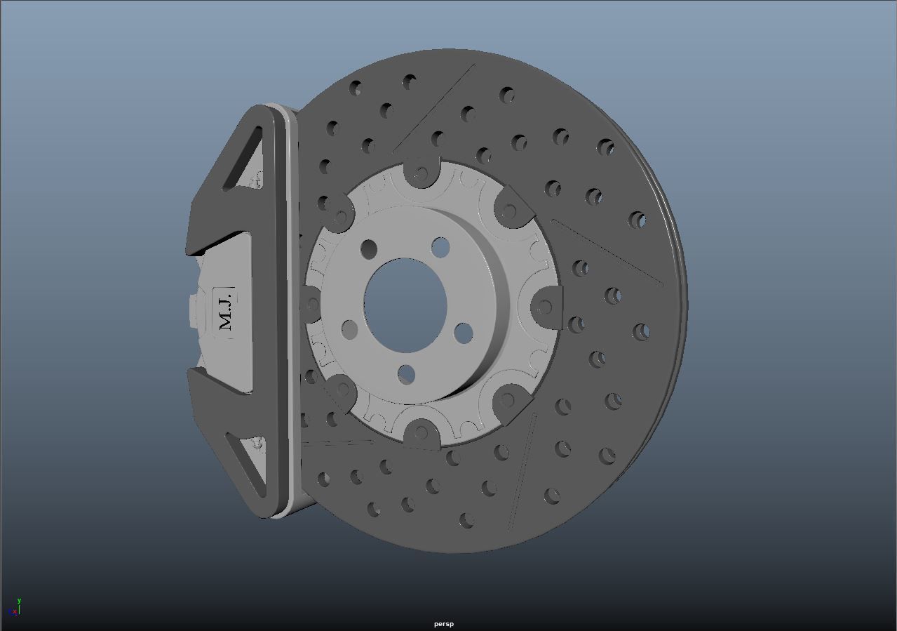Disk Brake 3D model_7