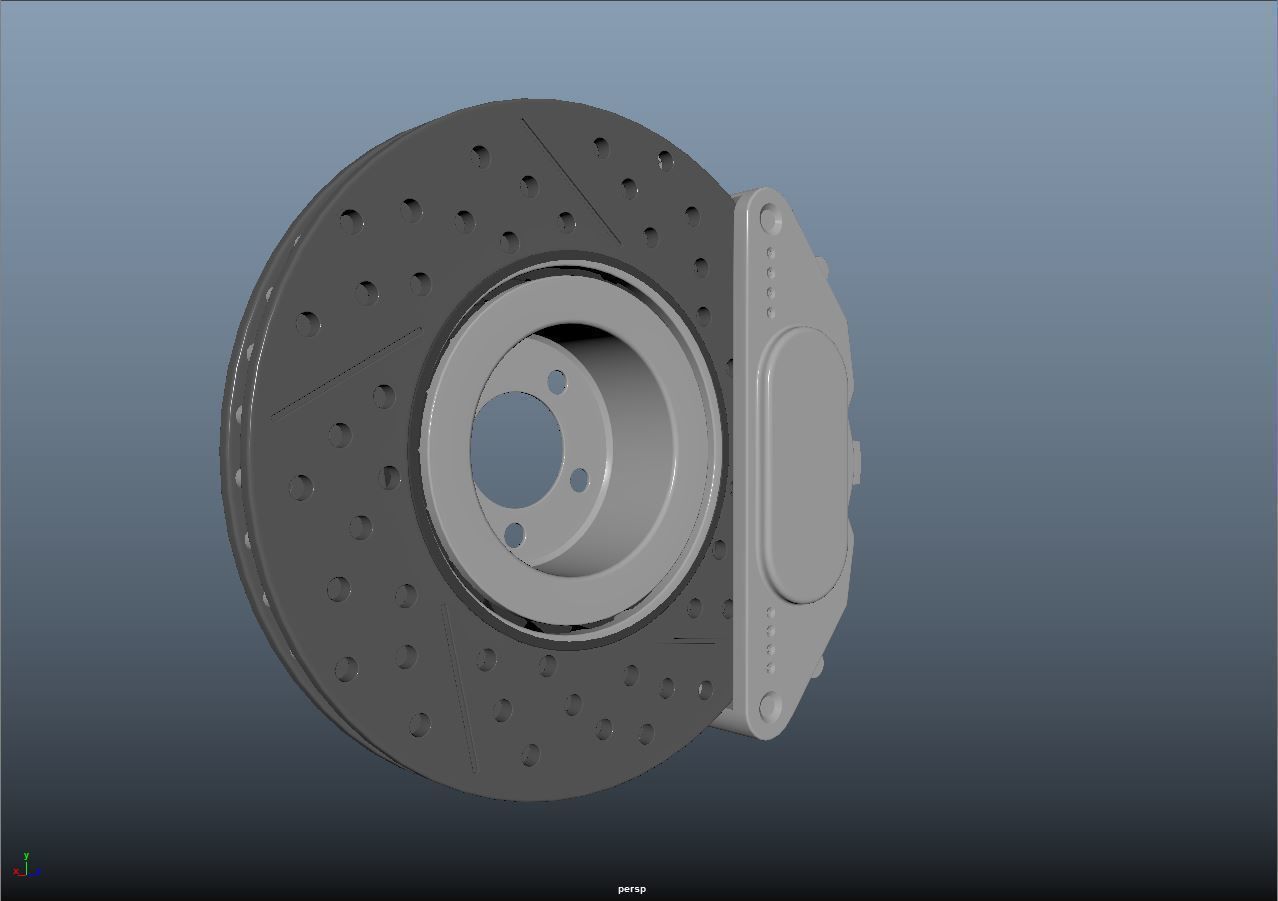 Disk Brake 3D model_6