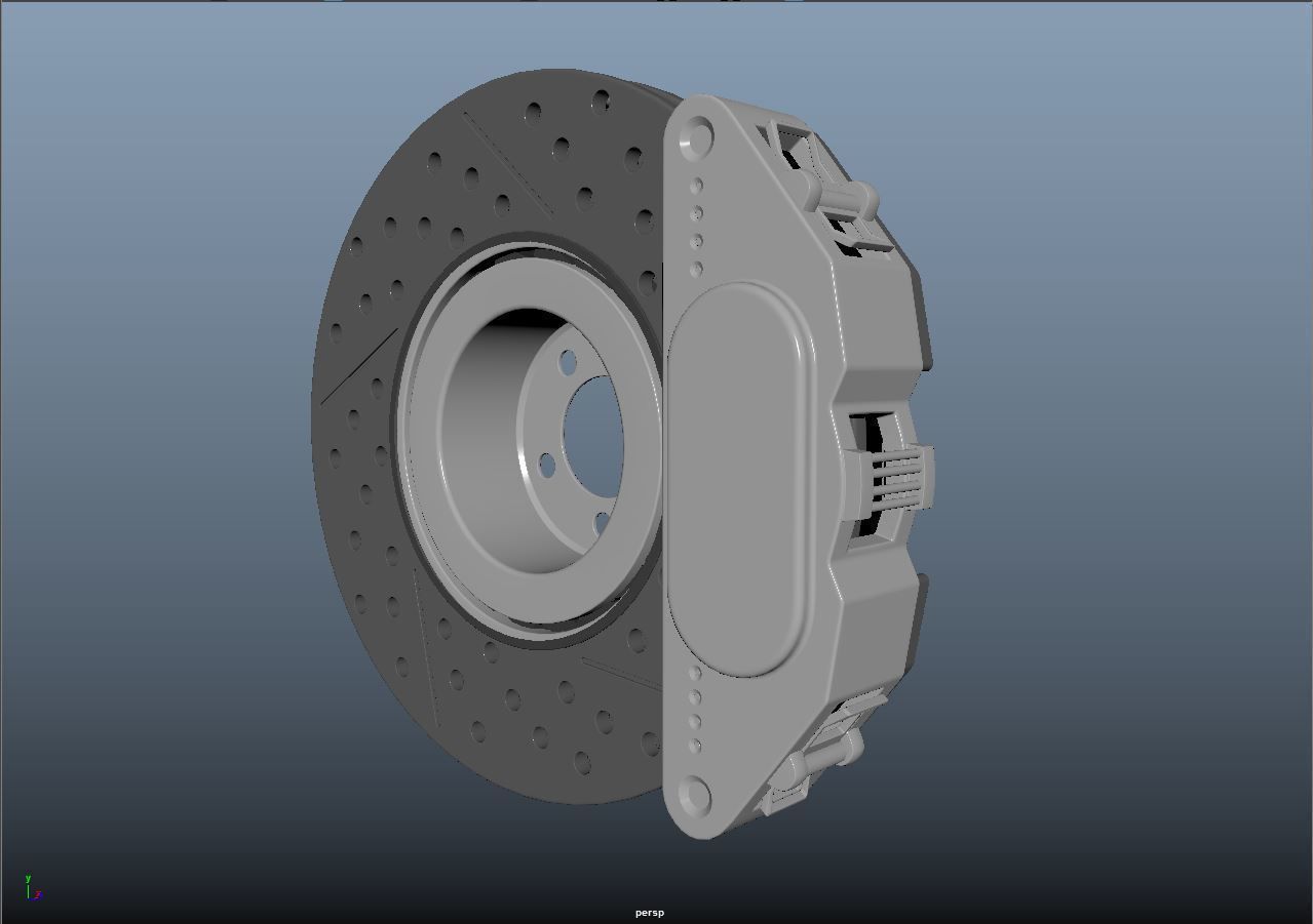 Disk Brake 3D model_12