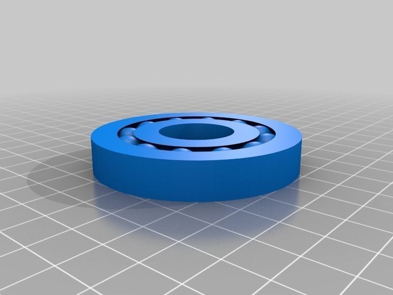 Parametric ball bearings Free 3D print model_1