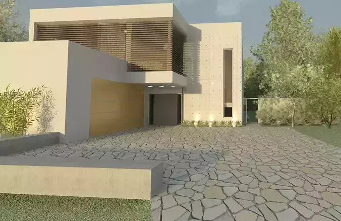 Modern House 3D model