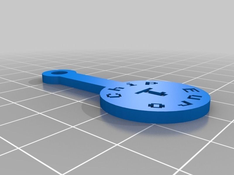 Euro Chip Free 3D print model_2