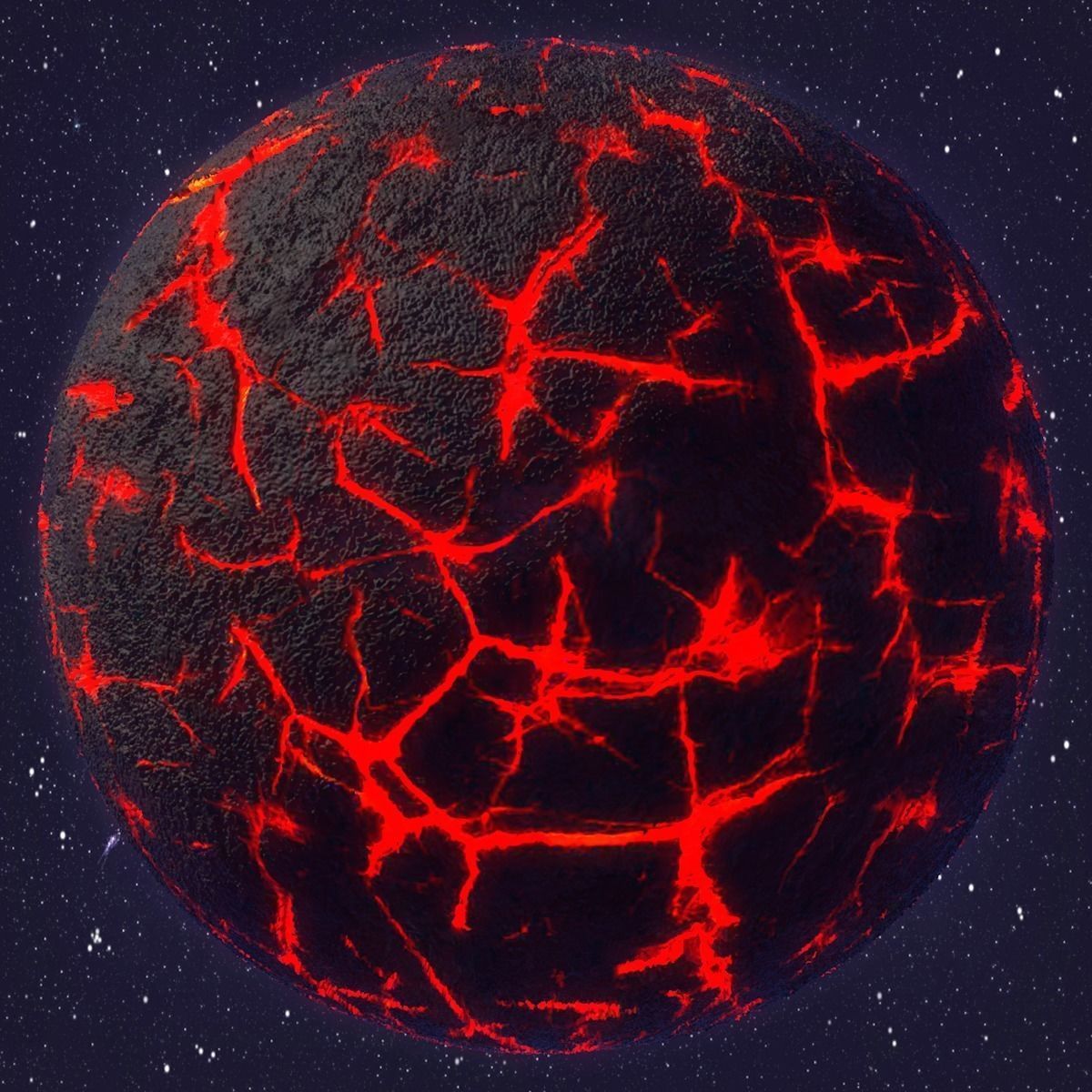Nibiru Planet Low-poly 3D model_0