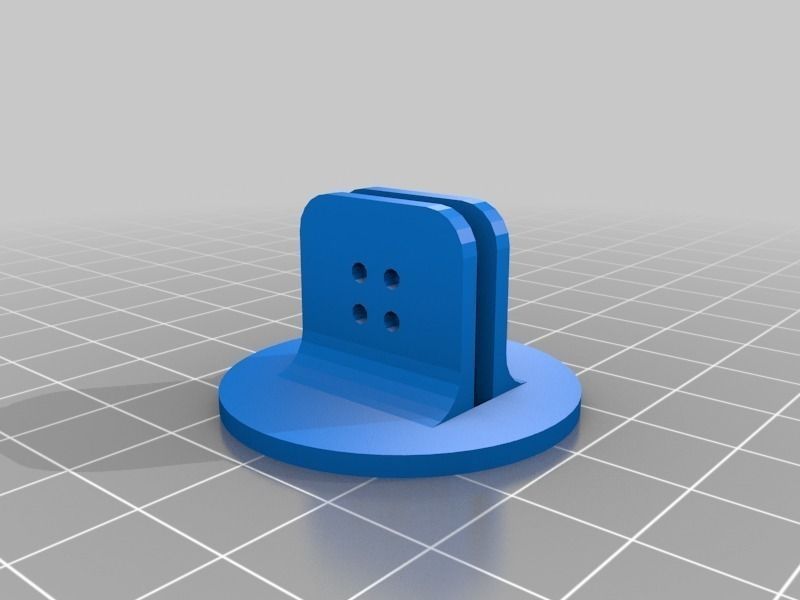 Parametric LED Candle Holder Free 3D print model_1