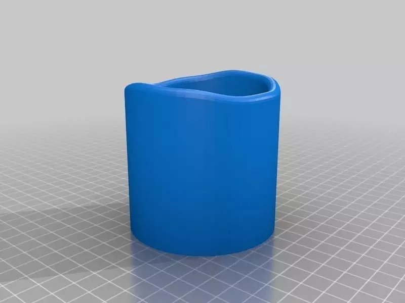 Parametric LED Candle Holder Free 3D print model_0