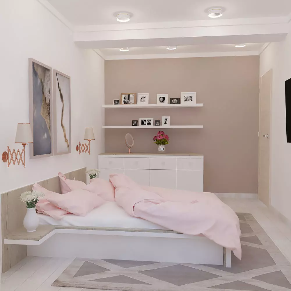 COZY BEDROOM 3D model_0
