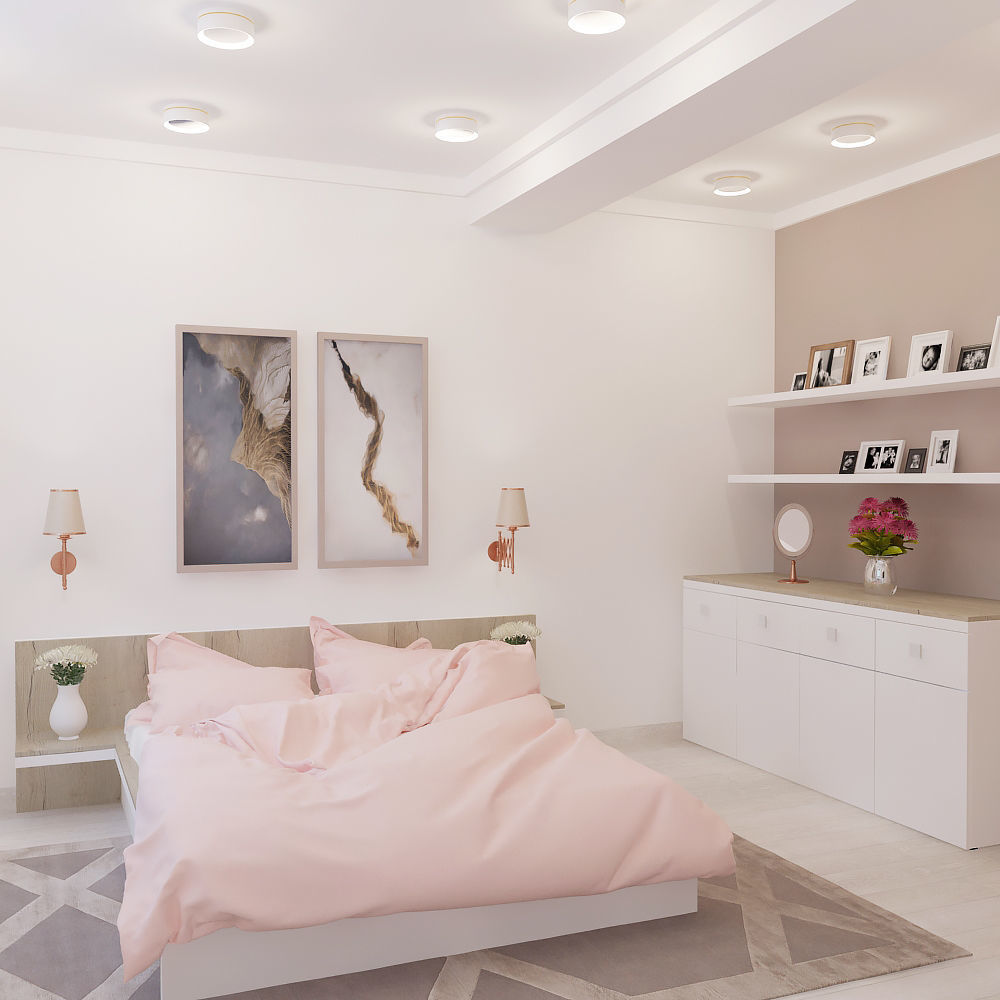 COZY BEDROOM 3D model_3