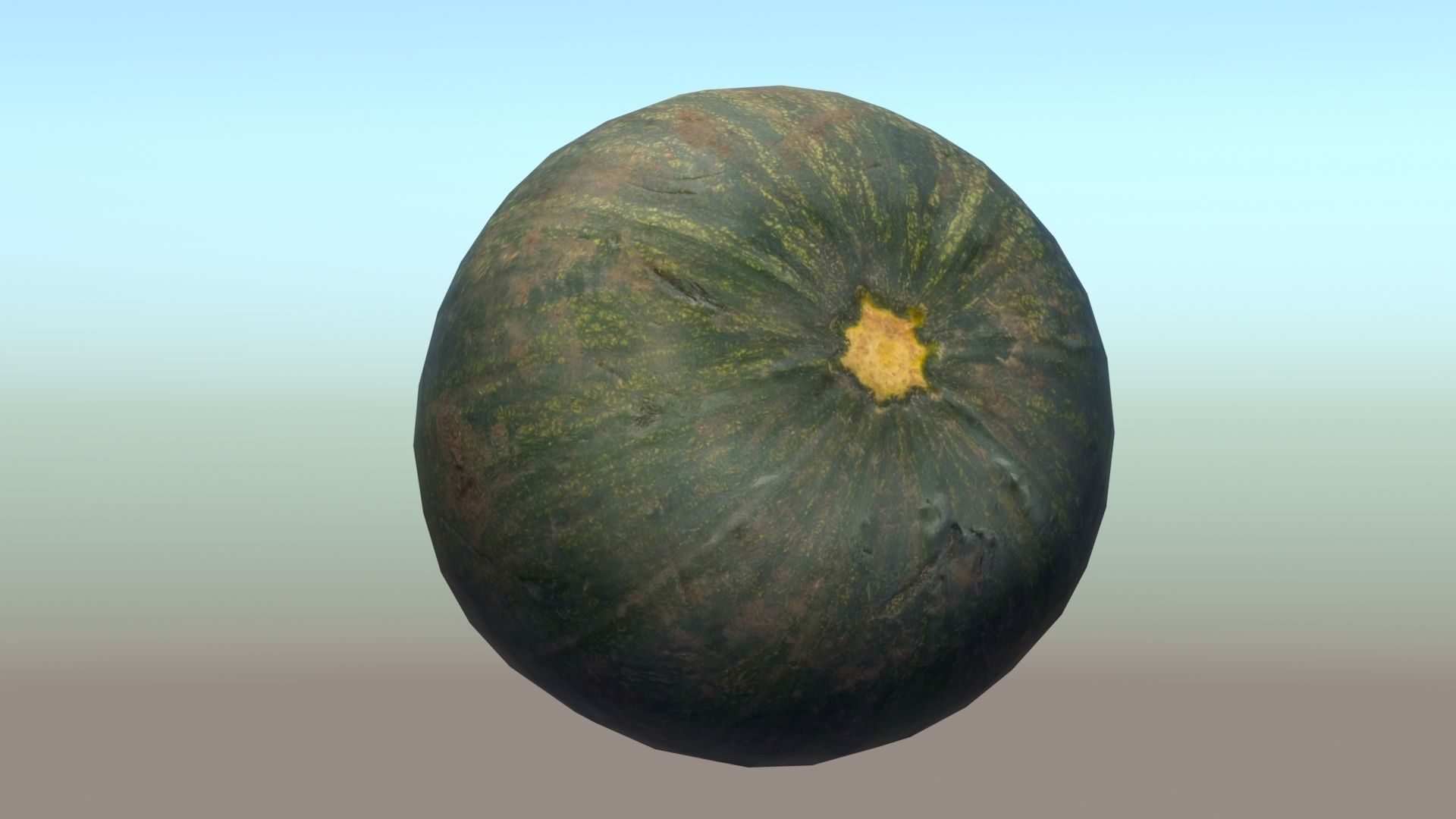 Pumpkin 3D model_2