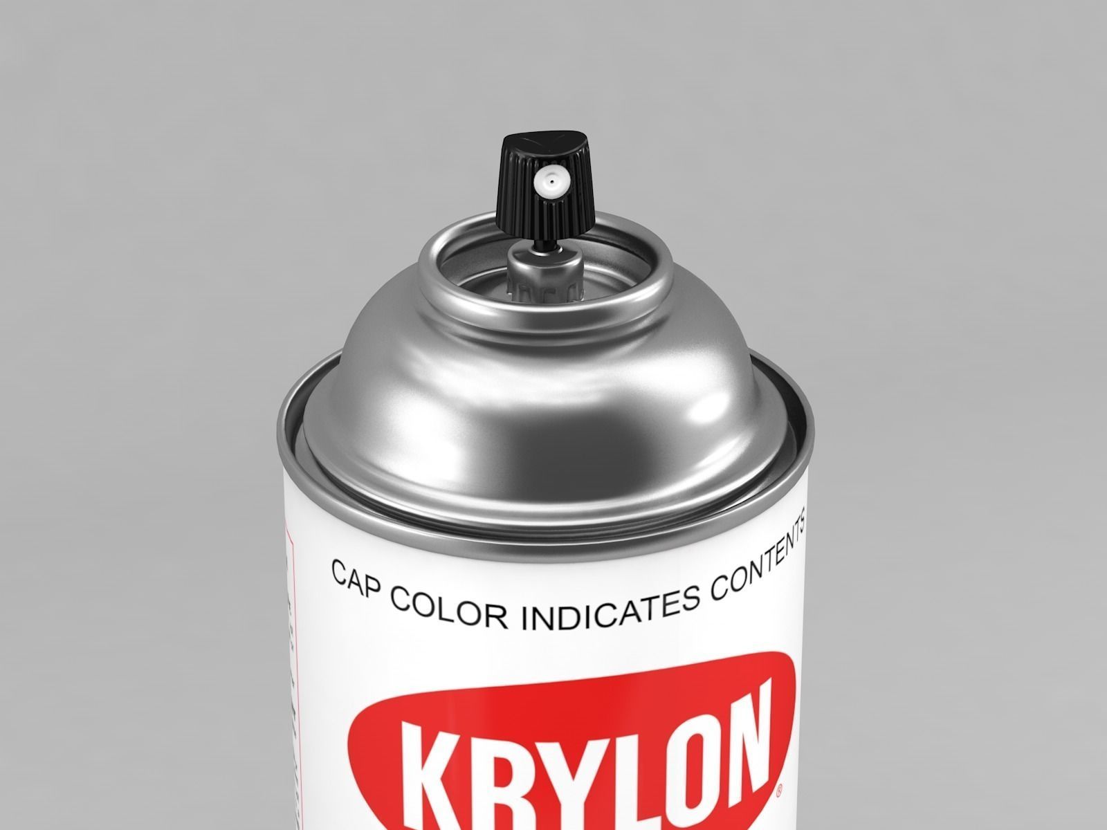 Krylon Spray Can 3D model_7