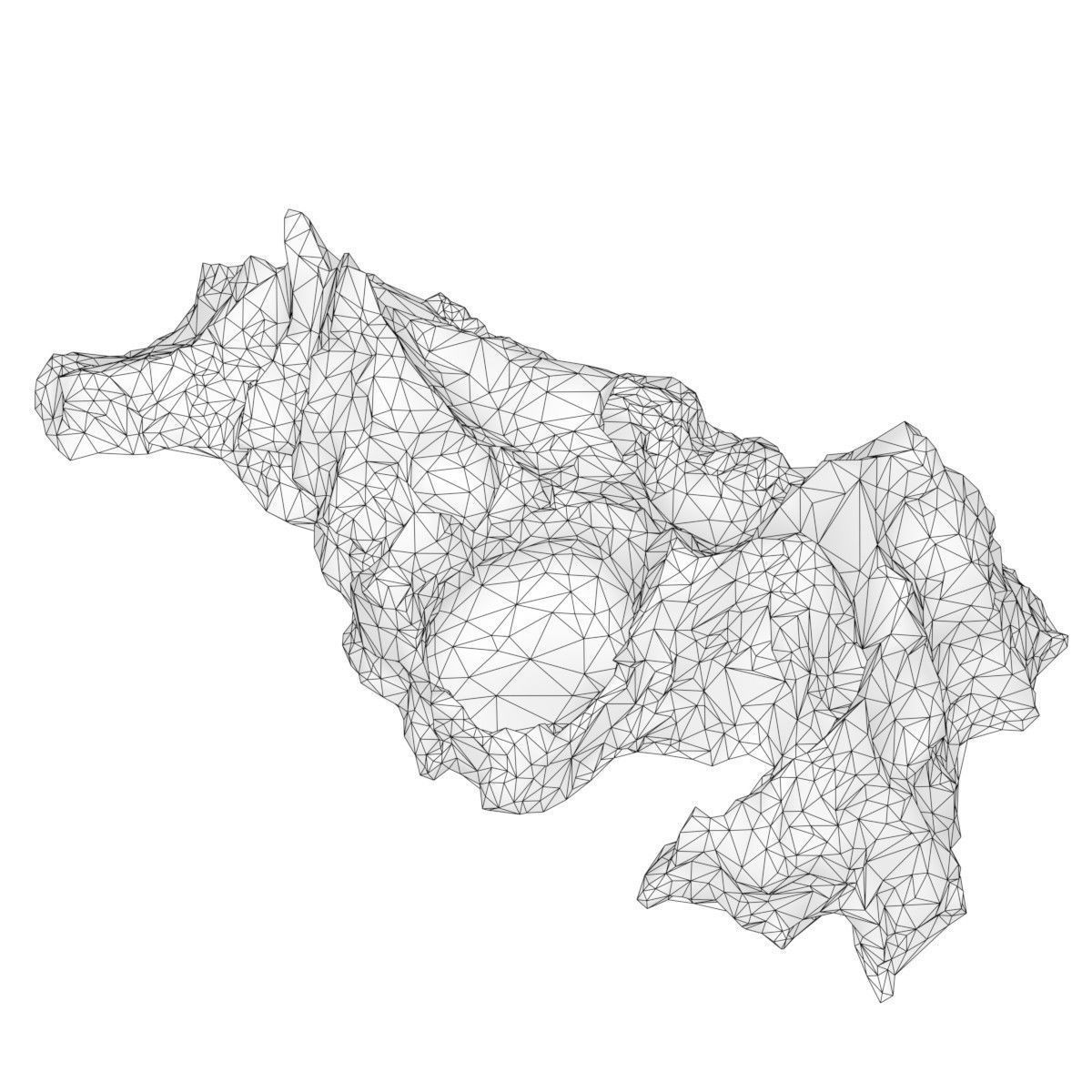 Mountain Rocks 10 Low-poly 3D model_5