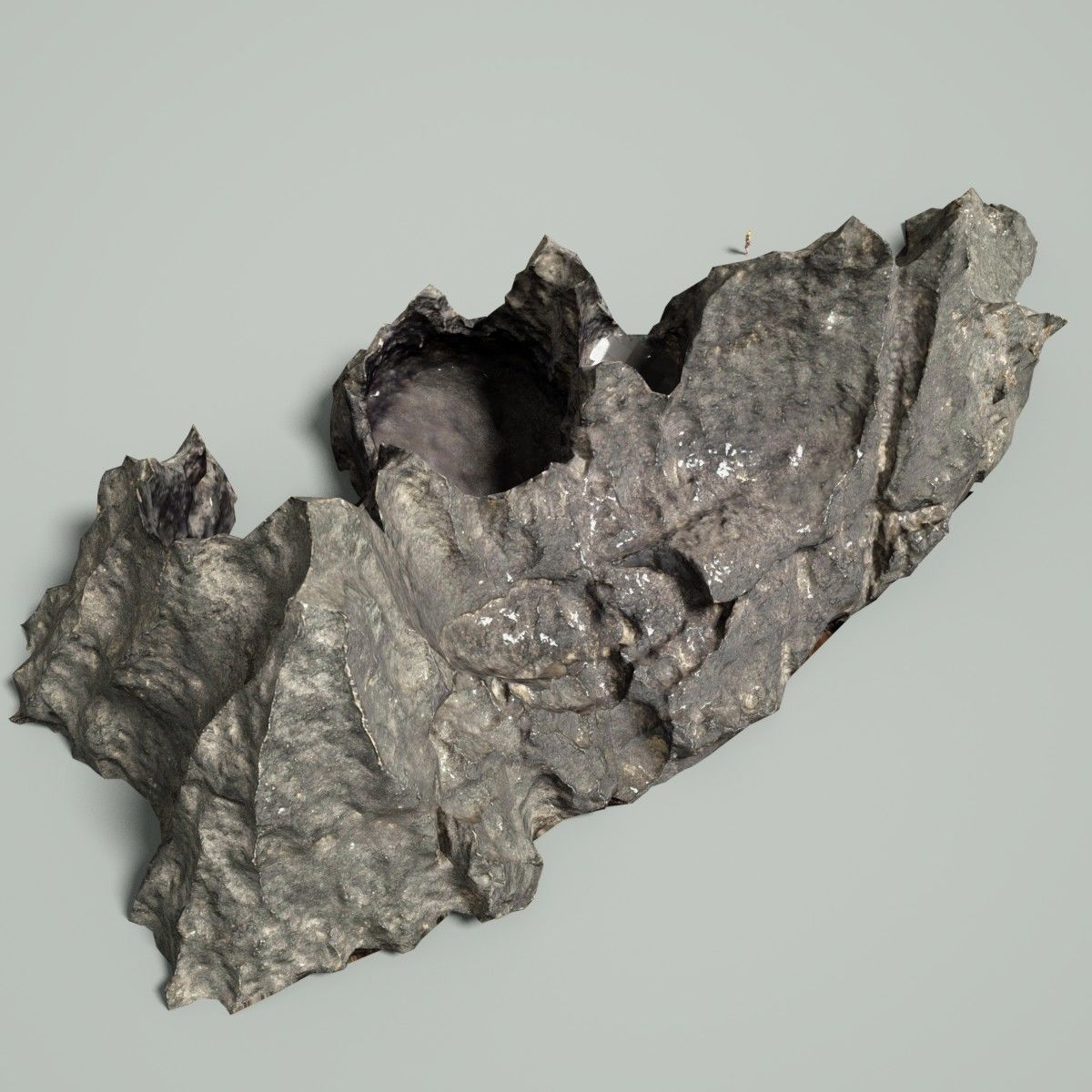 Mountain Rocks 10 Low-poly 3D model_3