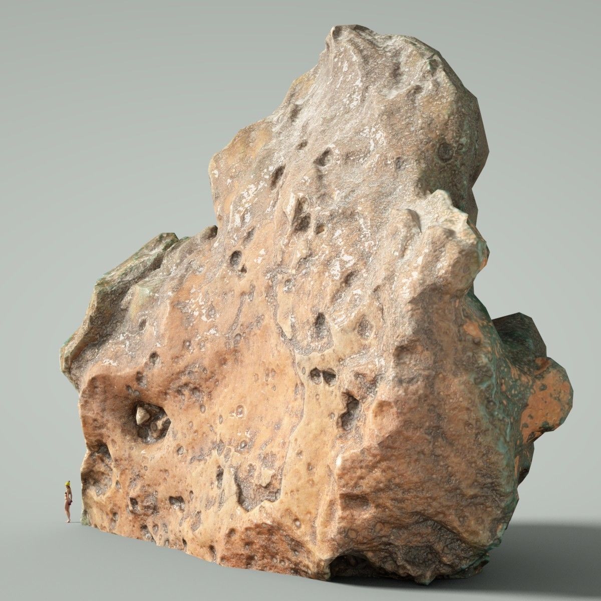 Mountain Rocks 10 Low-poly 3D model_3