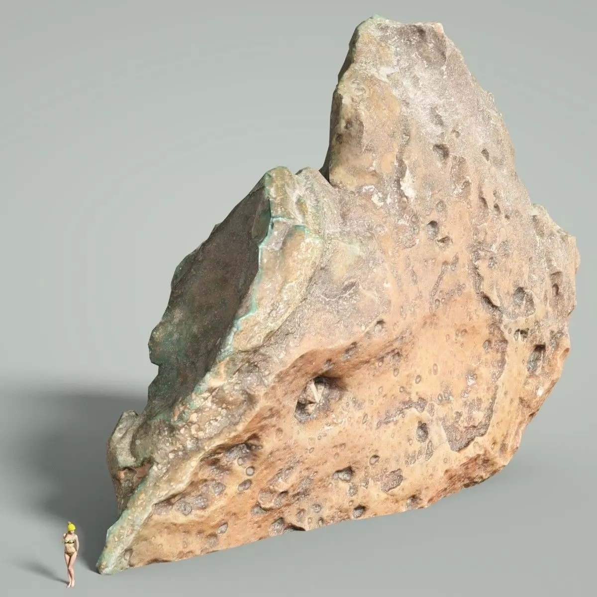Mountain Rocks 10 Low-poly 3D model_0