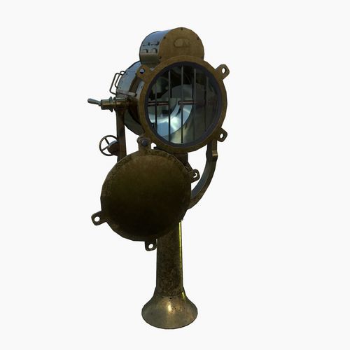 Searchlight Low-poly 3D model