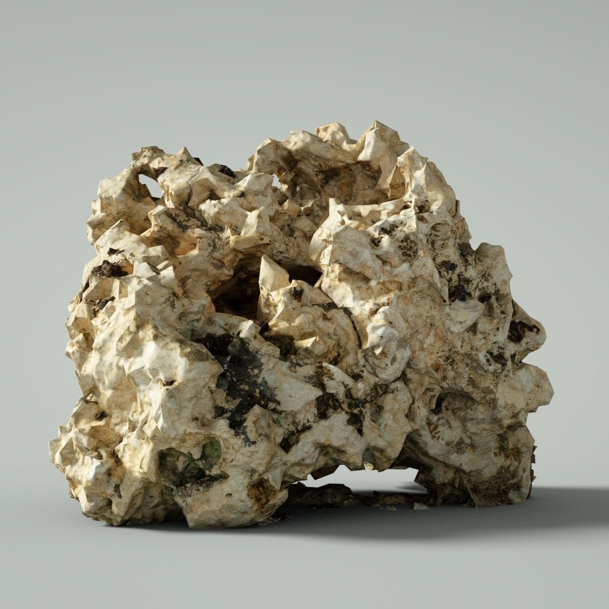 Mountain Collection Realistic Rocks 12 tems Low-poly 3D model_35