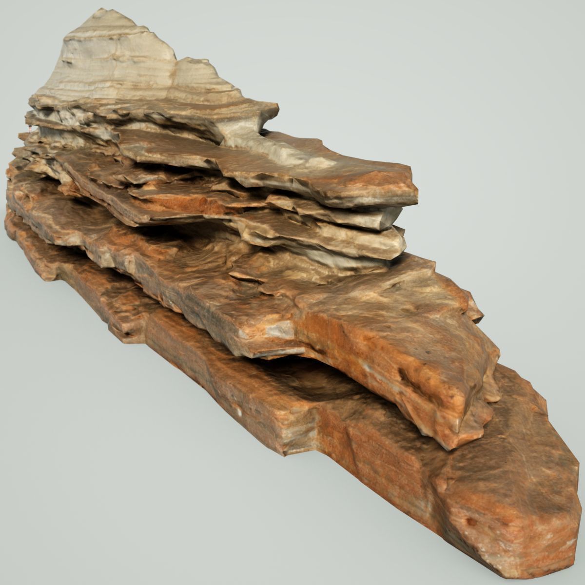 Mountain Collection Realistic Rocks 12 tems Low-poly 3D model_16