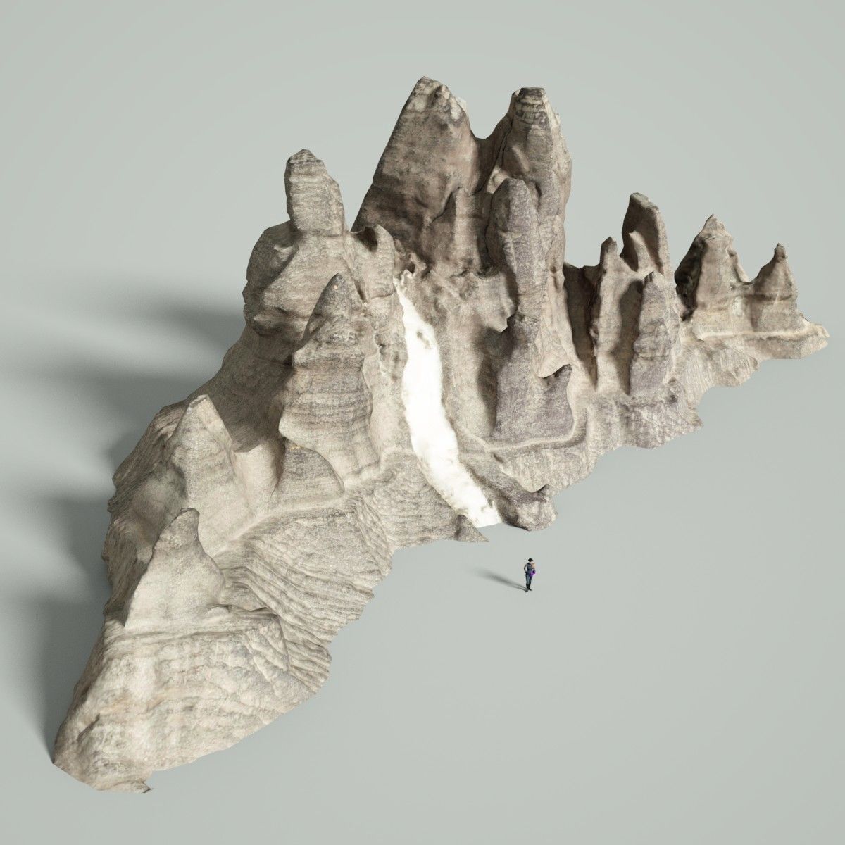 Mountain Collection Realistic Rocks 12 tems Low-poly 3D model_23