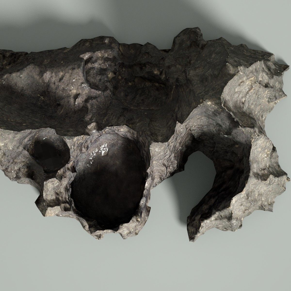 Mountain Collection Realistic Rocks 12 tems Low-poly 3D model_26