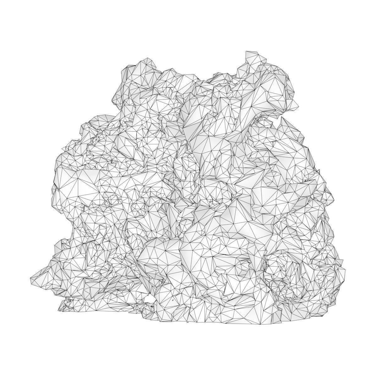 Mountain Collection Realistic Rocks 12 tems Low-poly 3D model_36