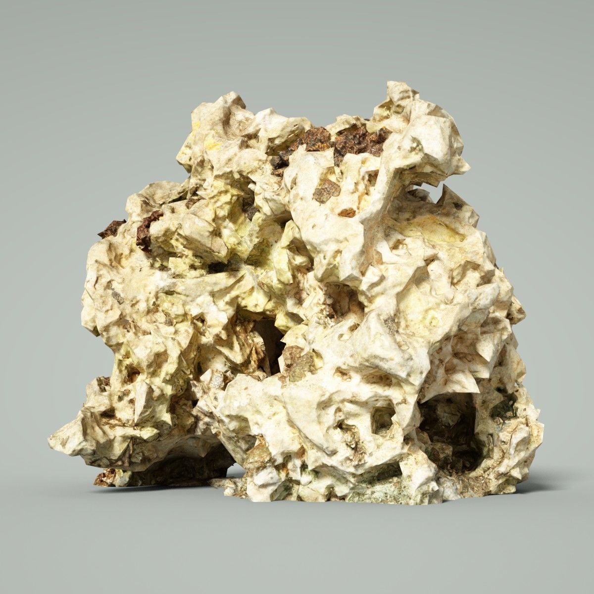 Mountain Collection Realistic Rocks 12 tems Low-poly 3D model_34