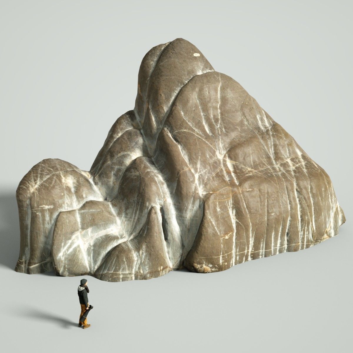 Mountain Collection Realistic Rocks 12 tems Low-poly 3D model_19