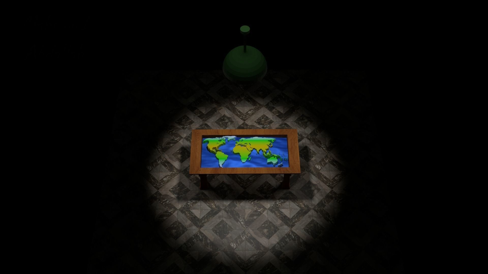 WORLD MAP 3D model_2