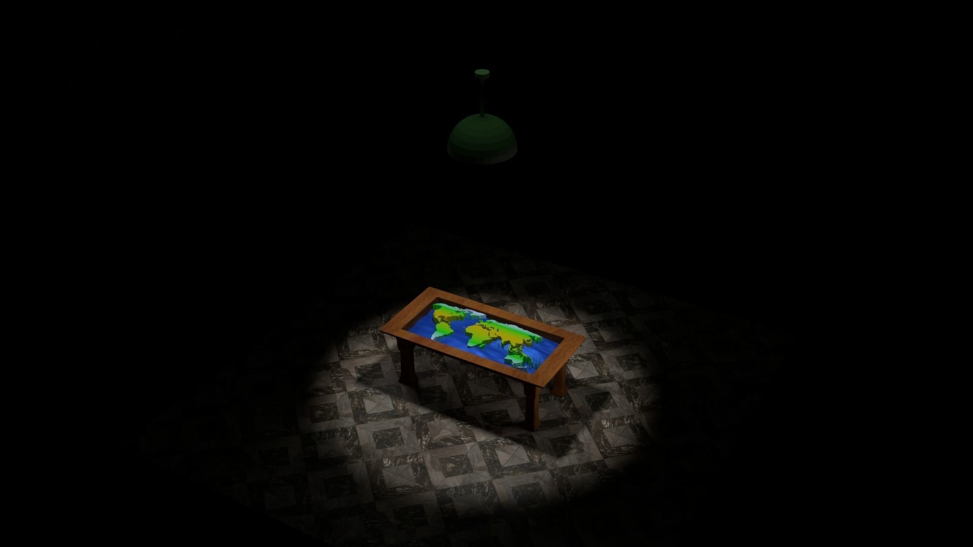 WORLD MAP 3D model_0